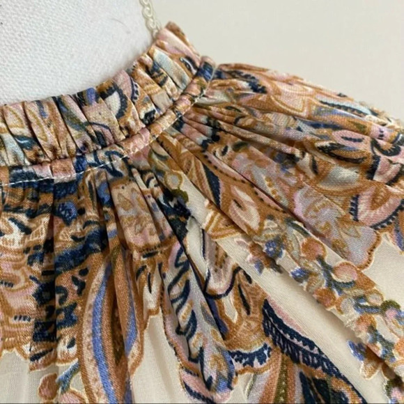 Zimmermann • Ladybeetle Silk Blend Ruffle Tiered Blouse Rare - Picture 3 of 9